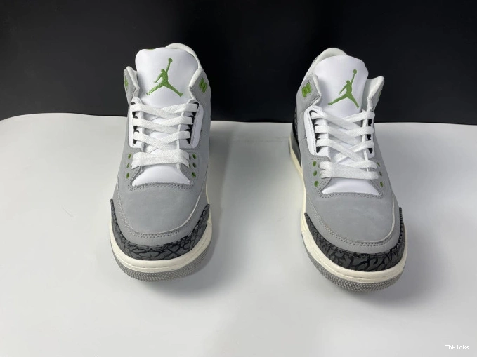 Cheap TBK 3 Air Jordan Chlorophyll Retro 136064-006 0814